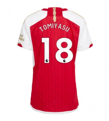 Arsenal Takehiro Tomiyasu #18 Hemmatröja Kvinnor 2023-24 Kortärmad